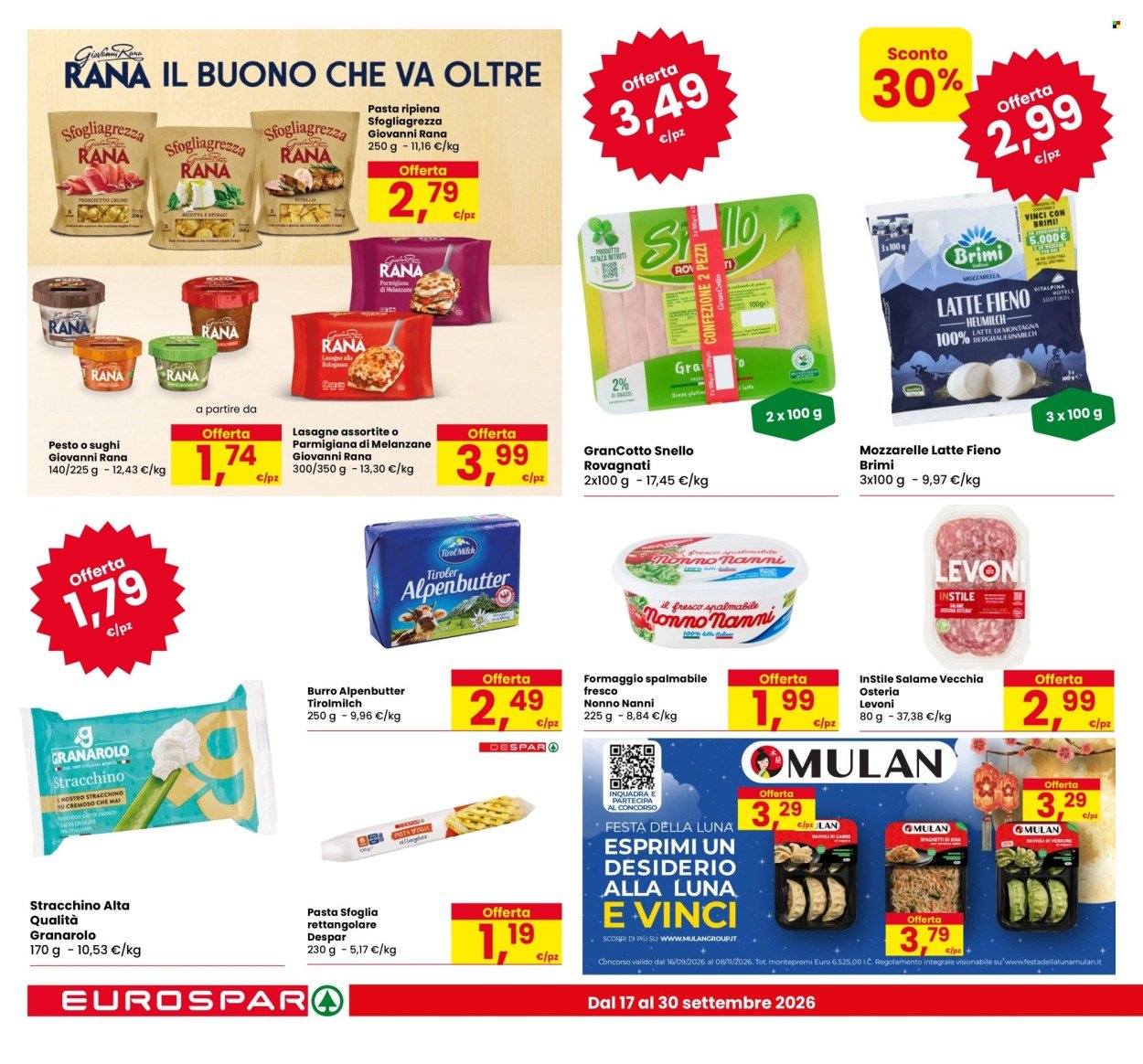Volantino EUROSPAR - Prezzi Piuma