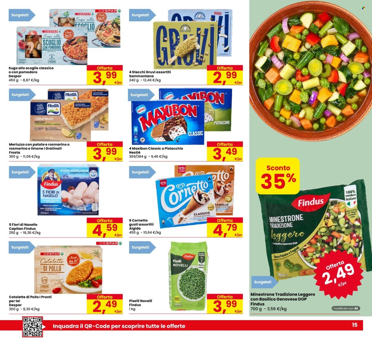 Volantino EUROSPAR - Prezzi Piuma