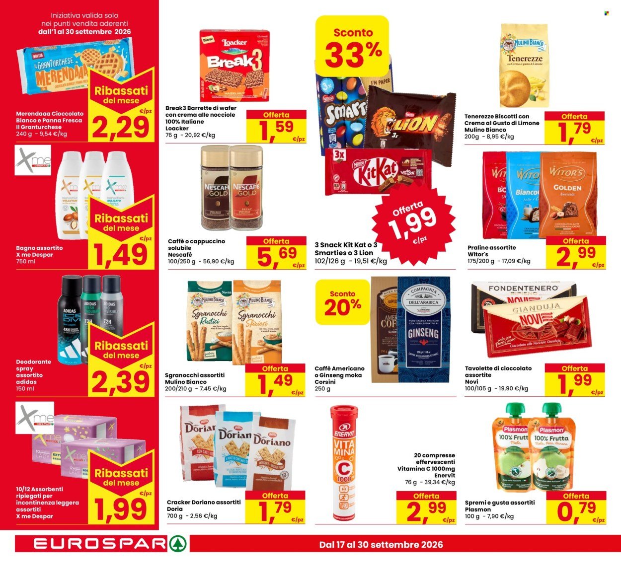 Volantino EUROSPAR - Prezzi Piuma