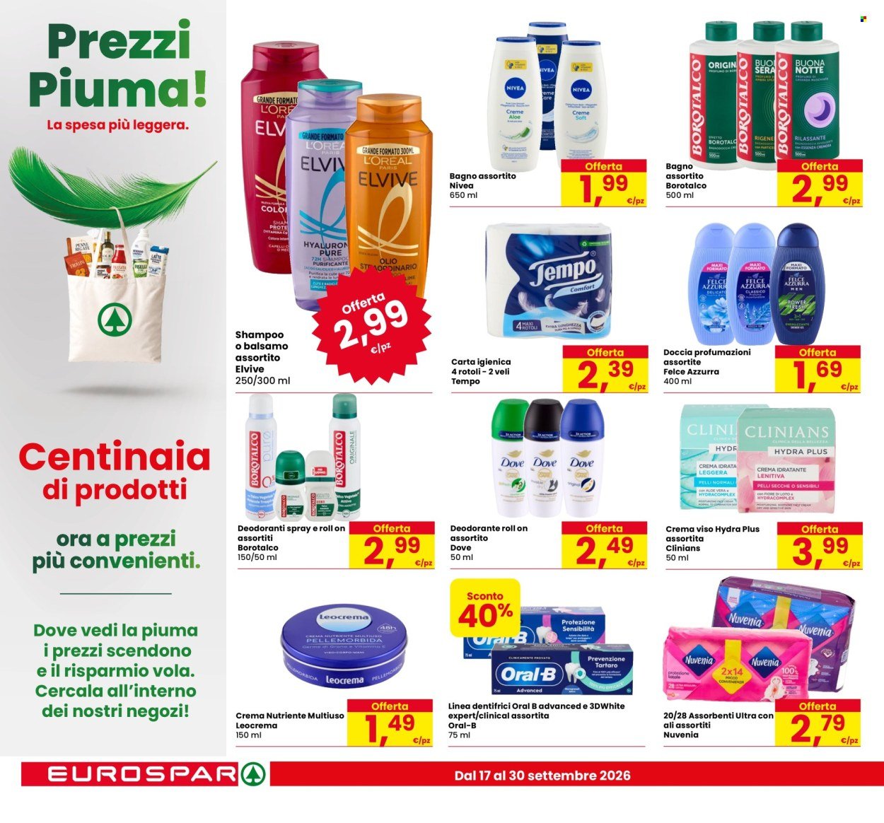 Volantino EUROSPAR - Prezzi Piuma