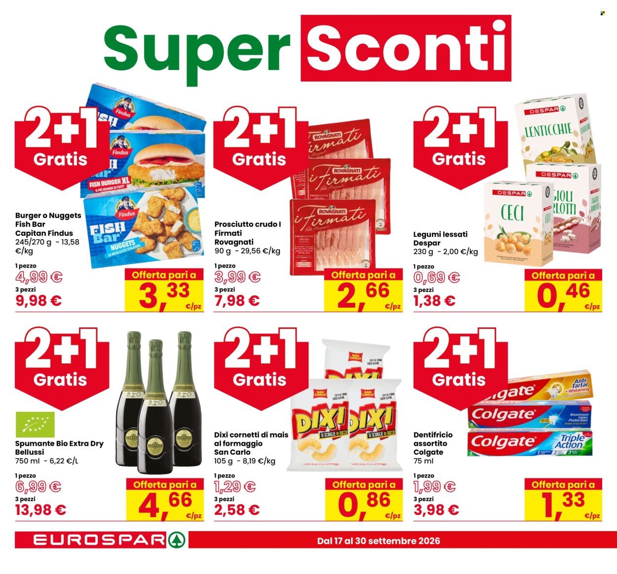 Volantino EUROSPAR - Prezzi Piuma