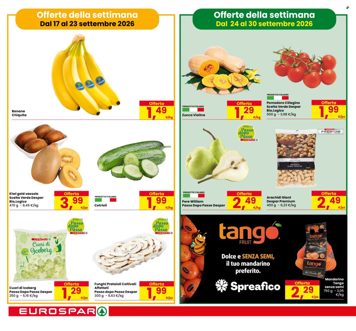 Volantino EUROSPAR - Prezzi Piuma