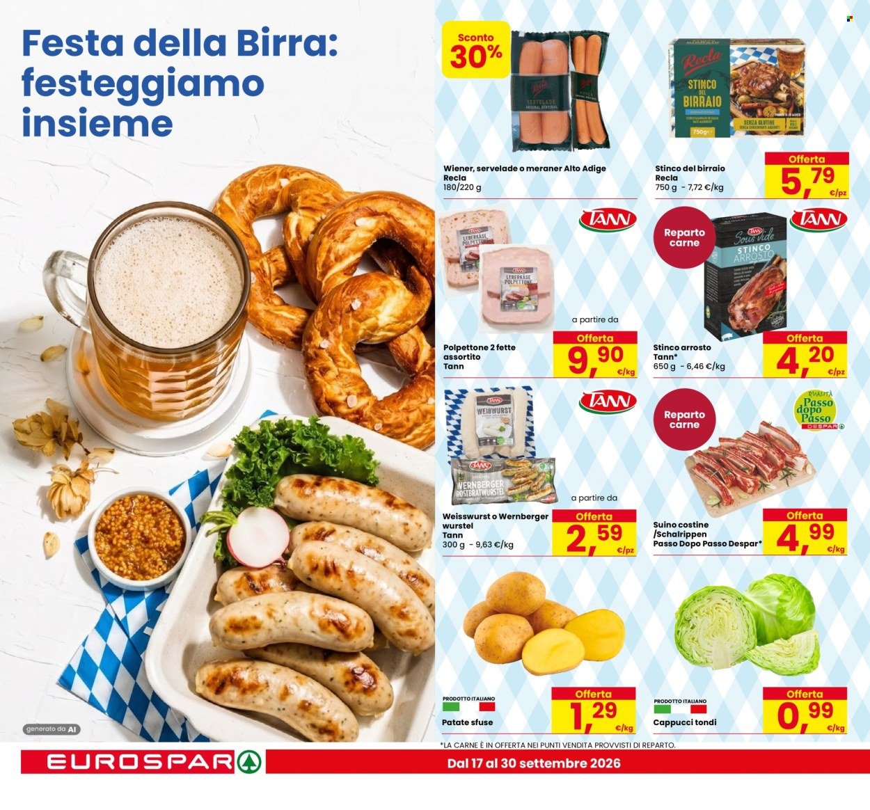 Volantino EUROSPAR - Prezzi Piuma