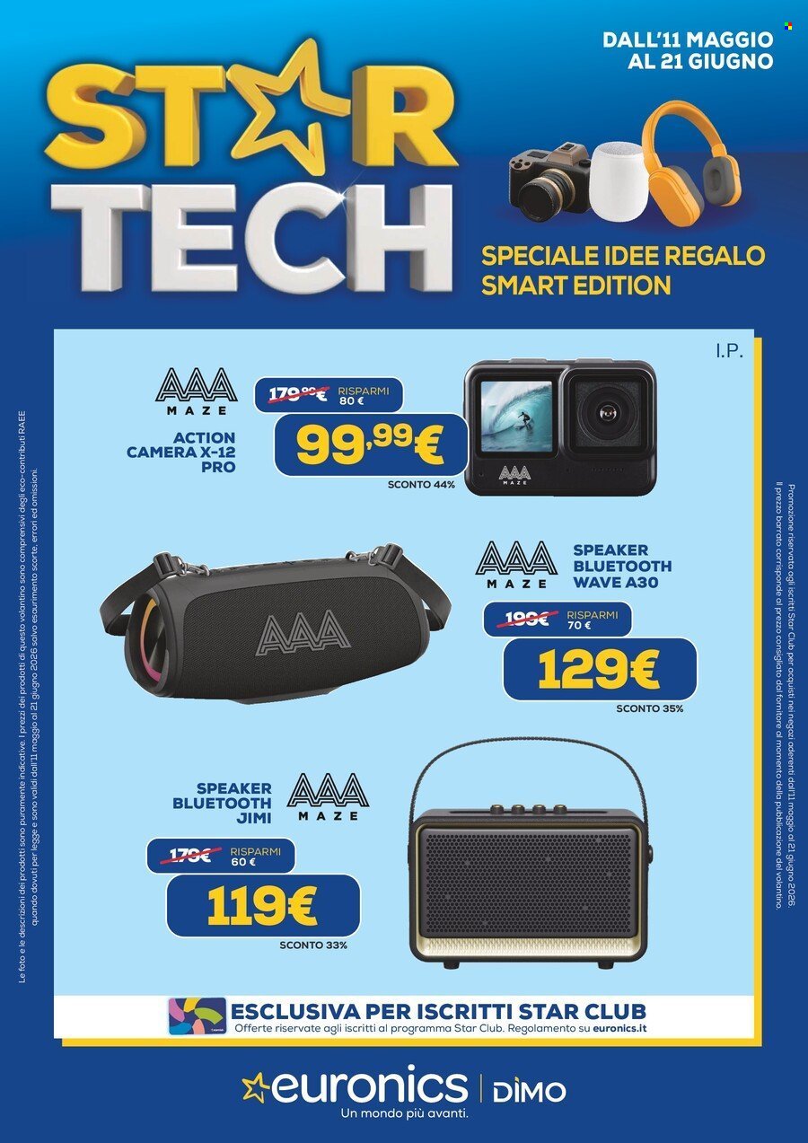 Volantino EURONICS - STAR TECH - SPECIALE IDEE REGALO SMART EDITION (2026-05-11 - 2026-06-21)