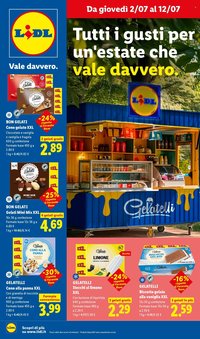 Volantino LIDL - Tutti i gusti dell'estate