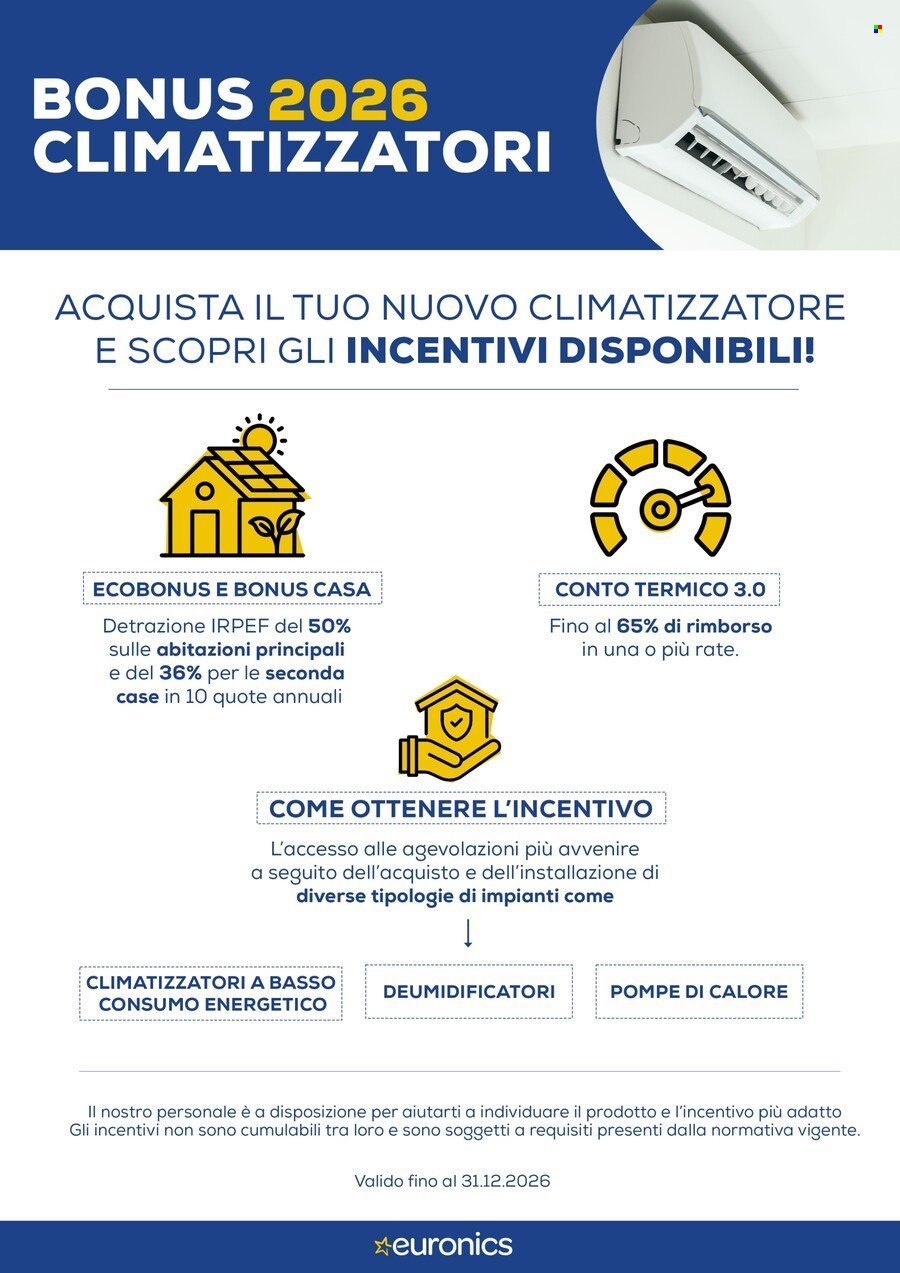 Volantino EURONICS - Speciale Clima