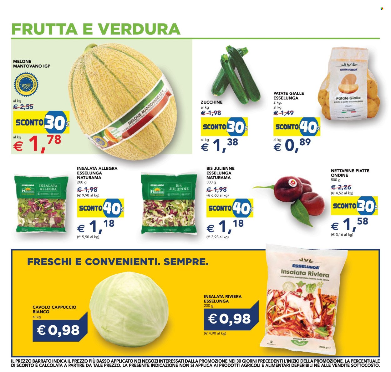 Volantino ESSELUNGA - 30/40/50%