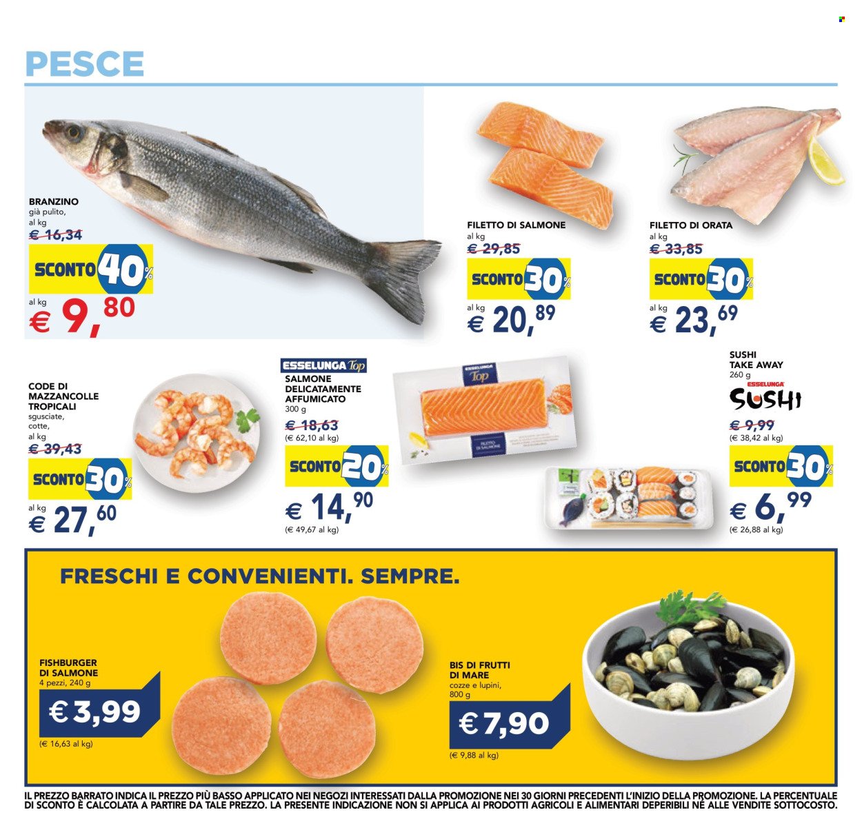 Volantino ESSELUNGA - 30/40/50%