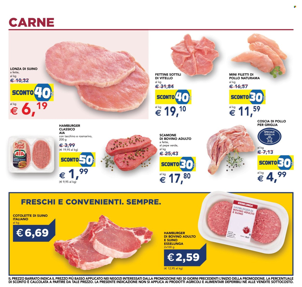 Volantino ESSELUNGA - 30/40/50%