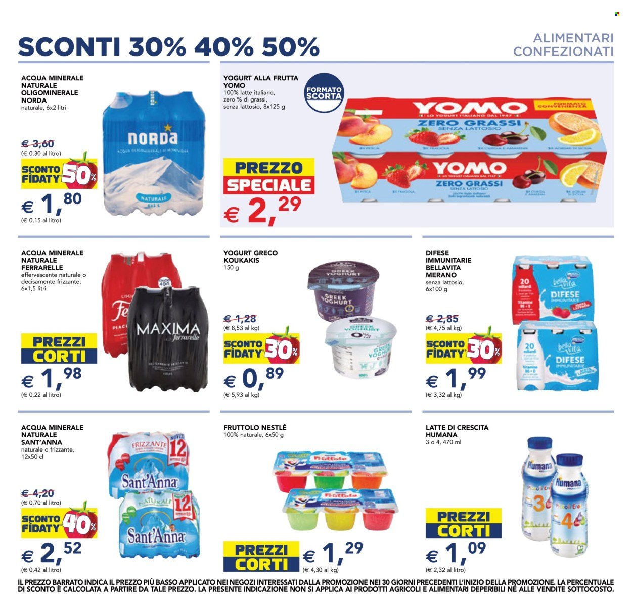 Volantino ESSELUNGA - 30/40/50%