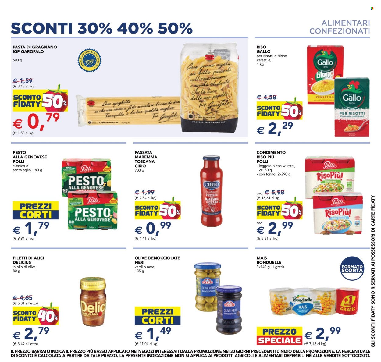 Volantino ESSELUNGA - 30/40/50%