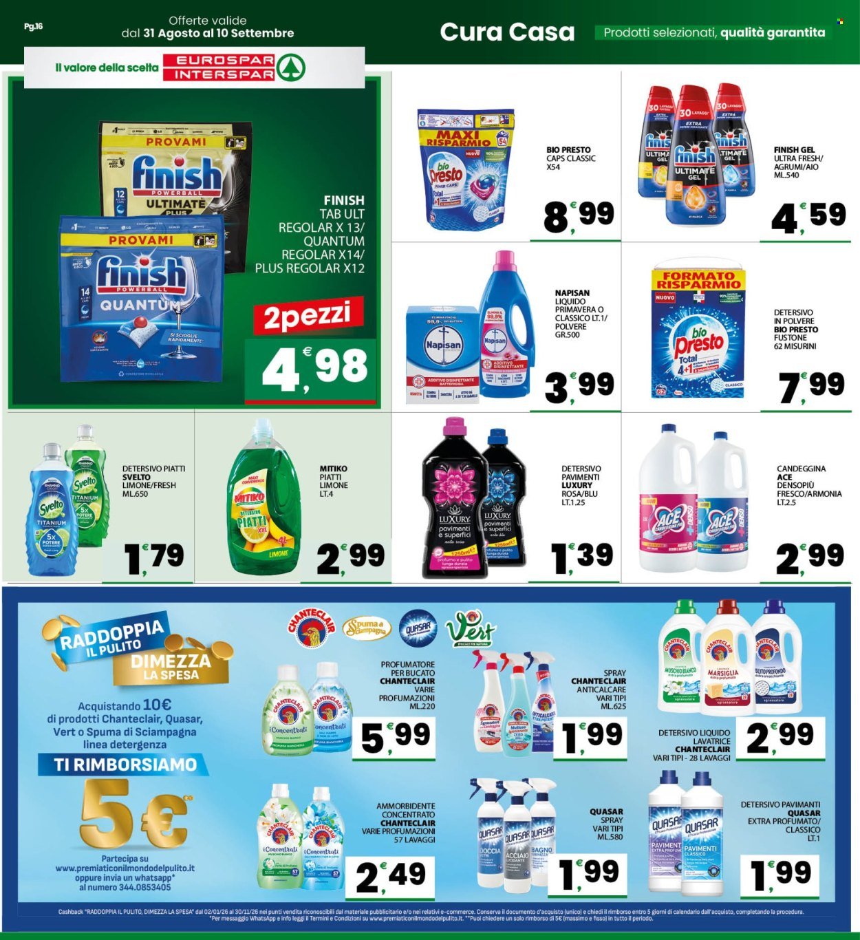 Volantino EUROSPAR - Da lunedì 31 agosto 2026