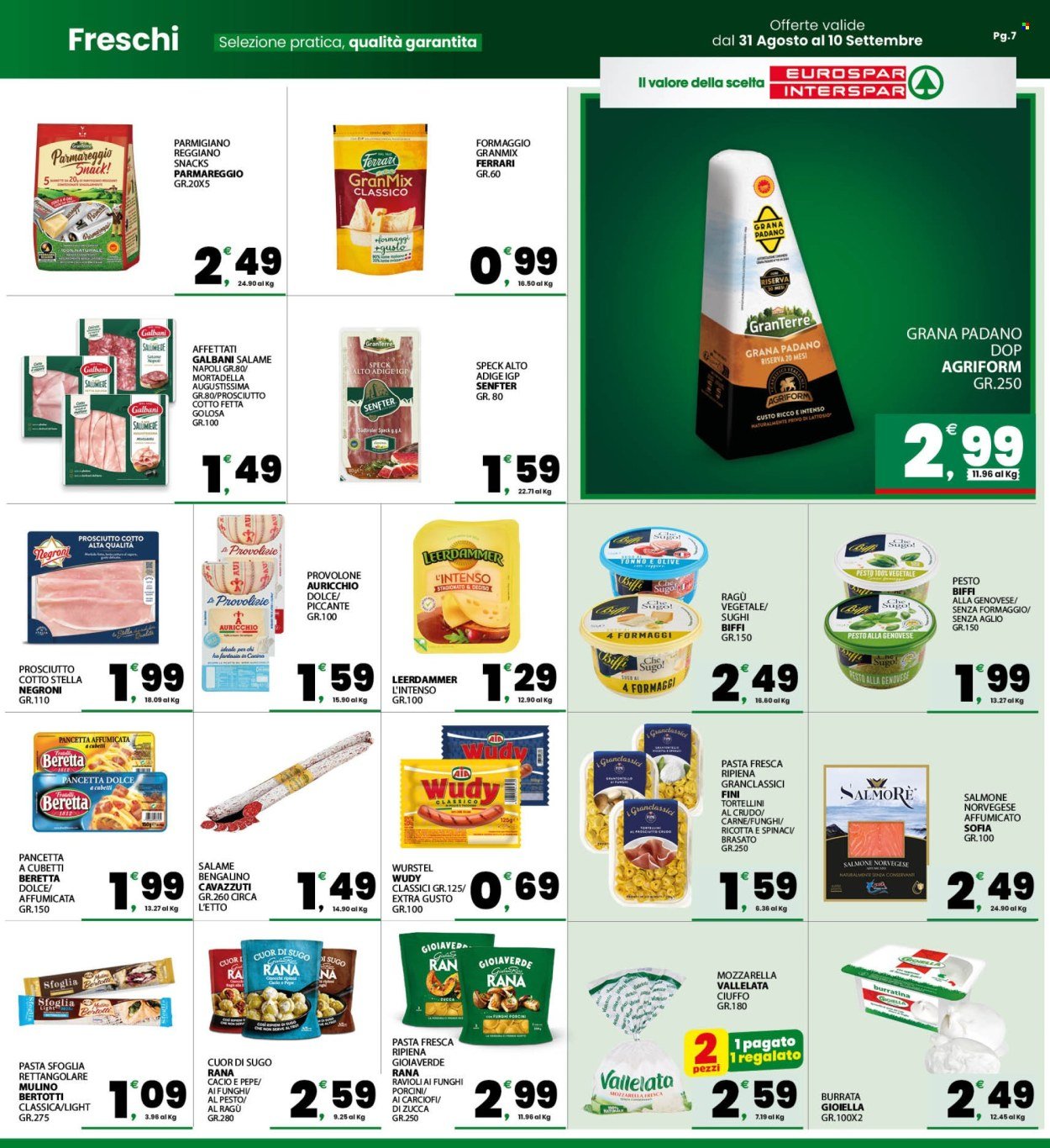 Volantino EUROSPAR - Da lunedì 31 agosto 2026