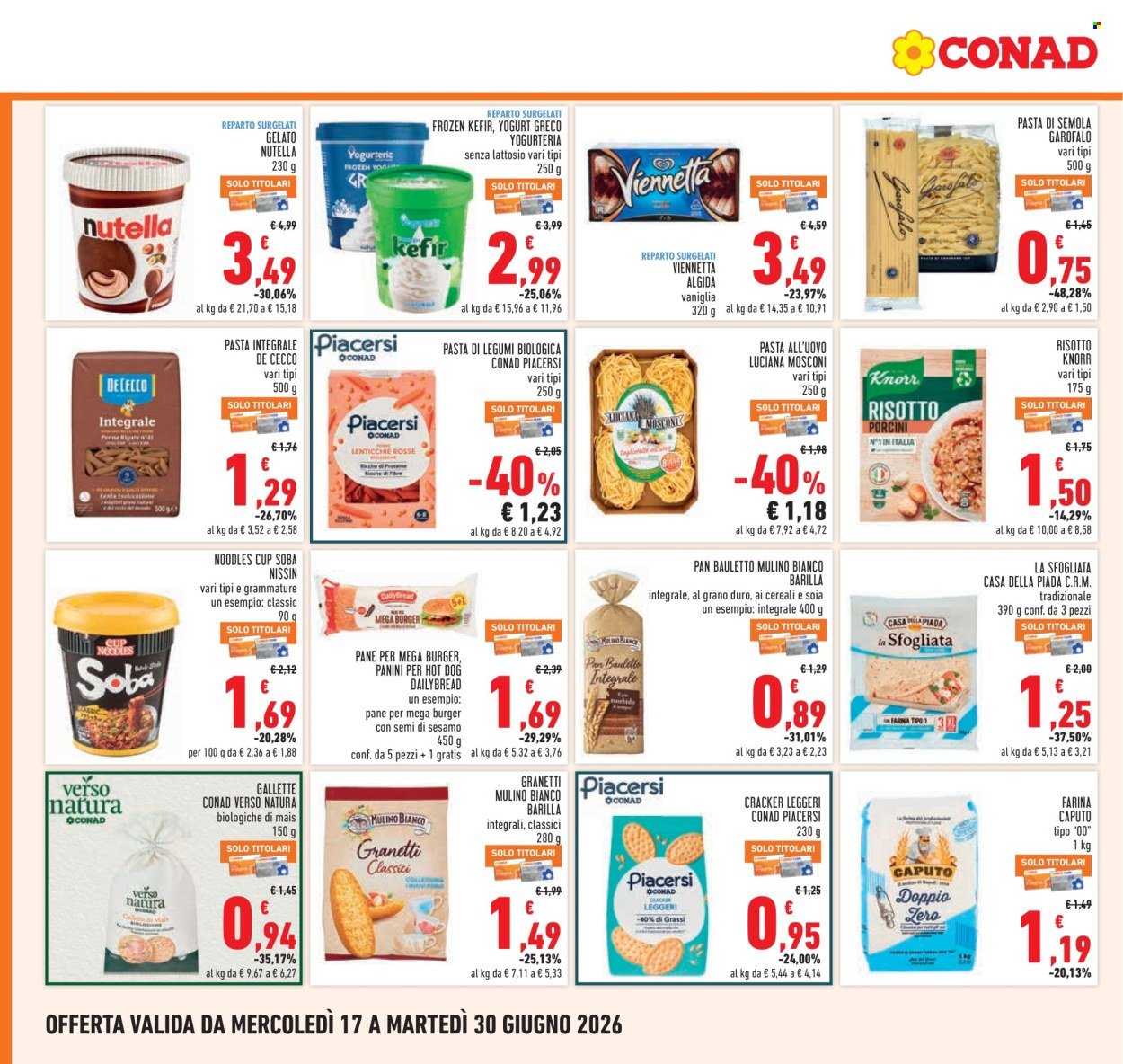 Volantino CONAD - TAGLIO NETTO