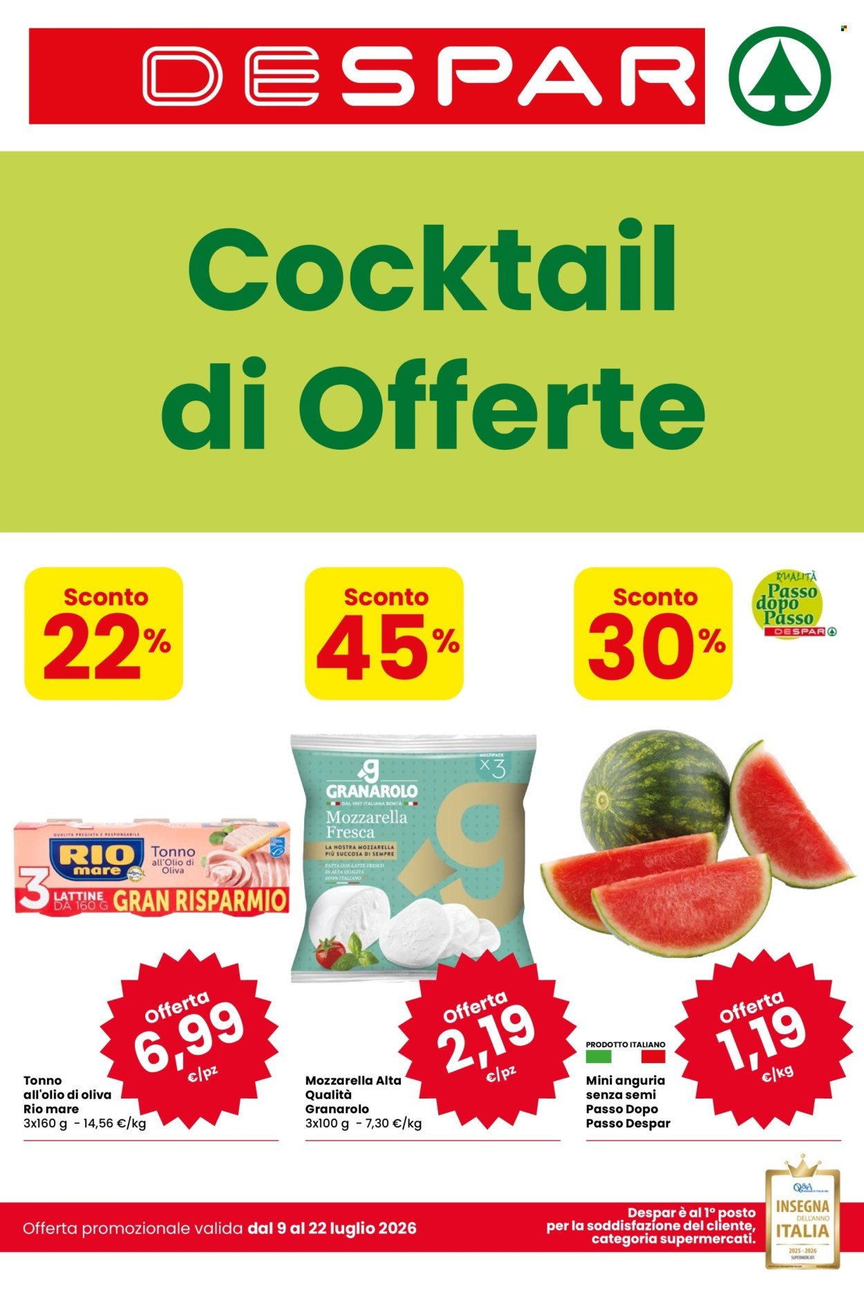 Volantino DESPAR - Cocktail di Offerte