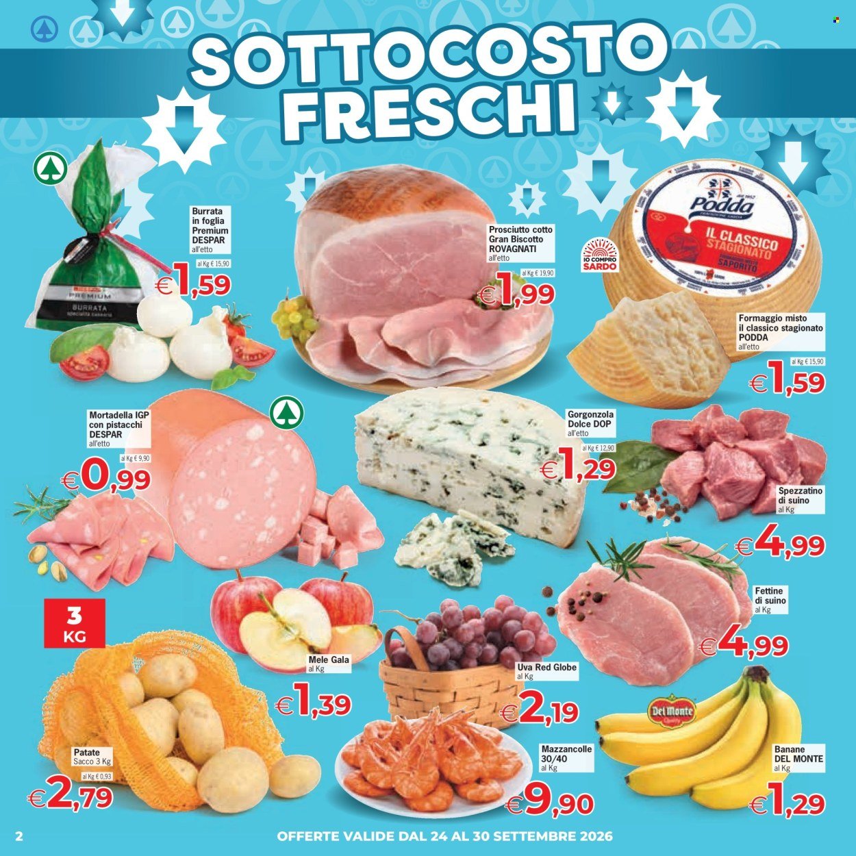 Volantino DESPAR - Sottocosto freschi