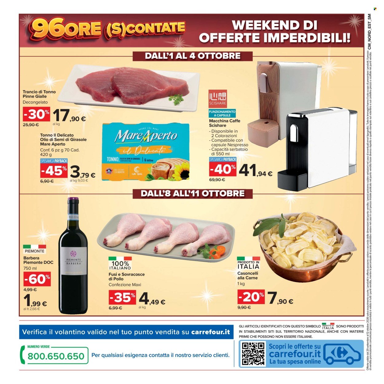 Volantino CARREFOUR - Da martedì 29 settembre 2026