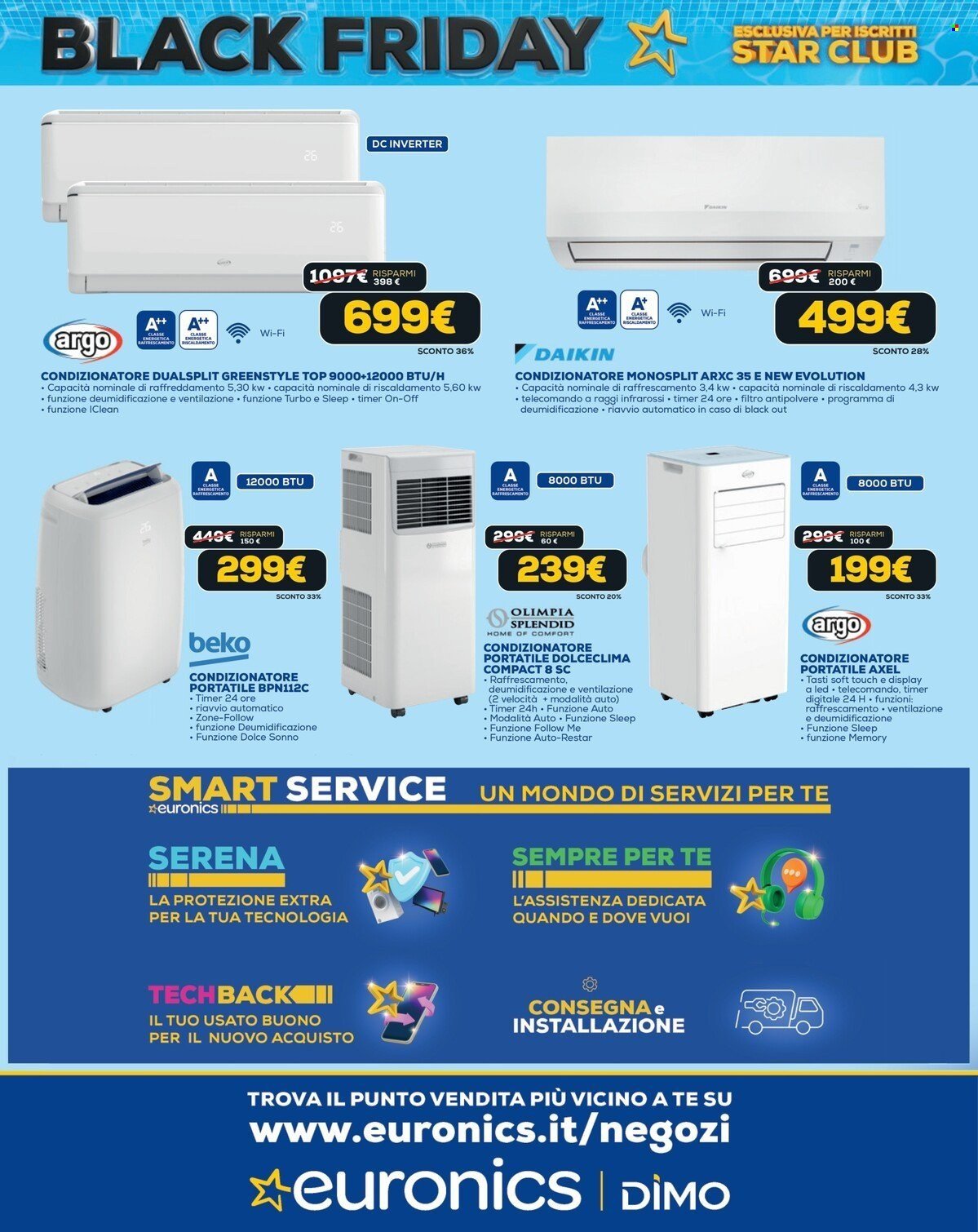 Volantino EURONICS - BLACK FRIDAY - L'ESTATE DELLE OCCASIONI