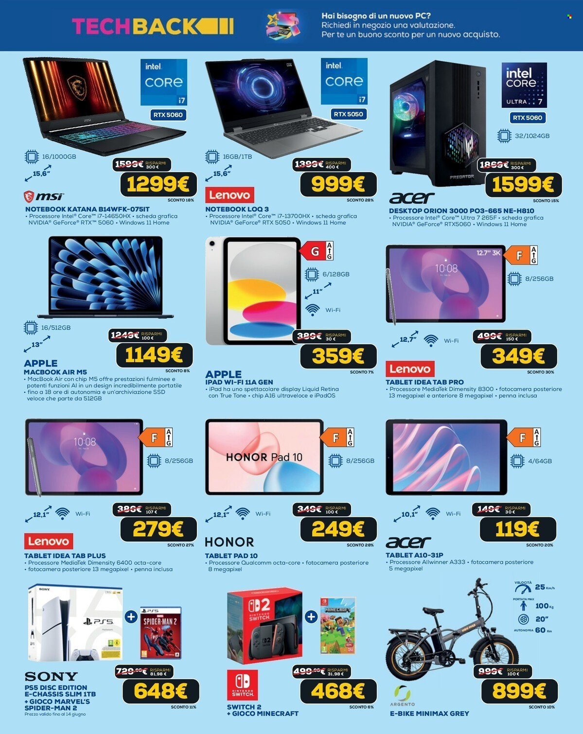 Volantino EURONICS - BLACK FRIDAY - L'ESTATE DELLE OCCASIONI