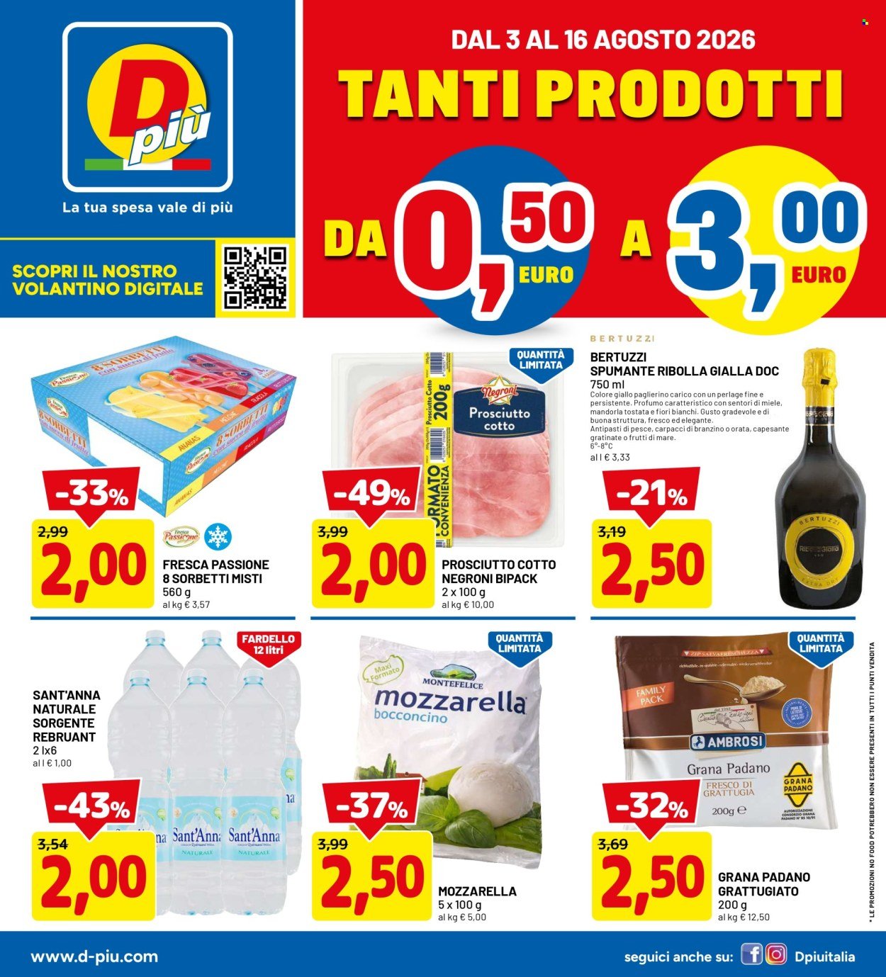 Volantino DPIÙ - TANTI PRODOTTI DA 0,50 A 3€