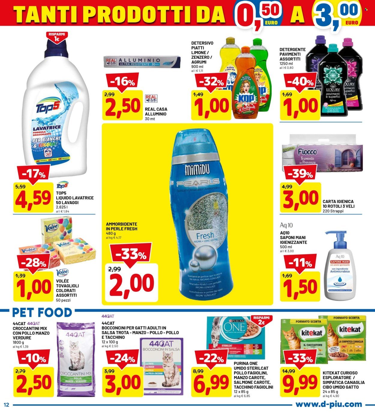 Volantino DPIÙ - TANTI PRODOTTI DA 0,50 A 3€