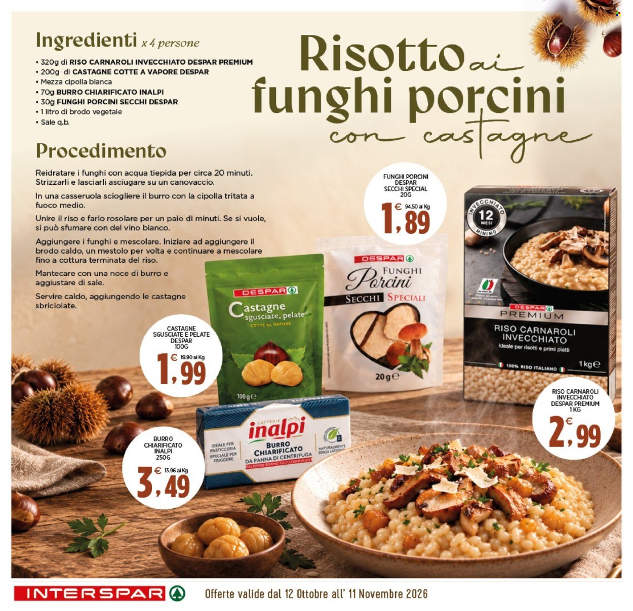 Volantino INTERSPAR - Da lunedì 12 ottobre 2026