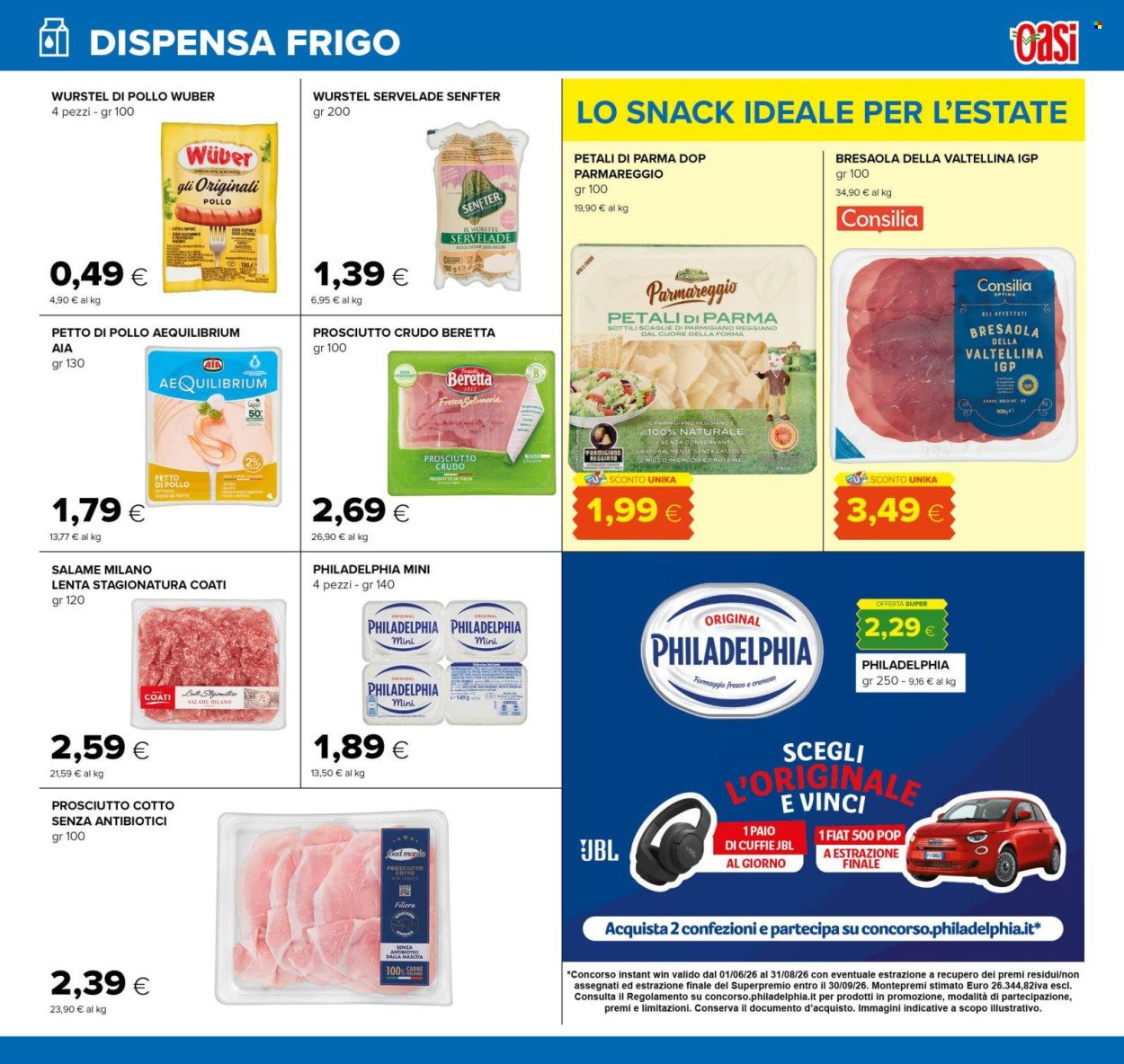 Volantino OASI - Da mercoledì 29 luglio 2026