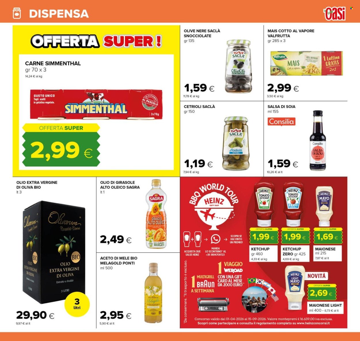 Volantino OASI - Da mercoledì 29 luglio 2026