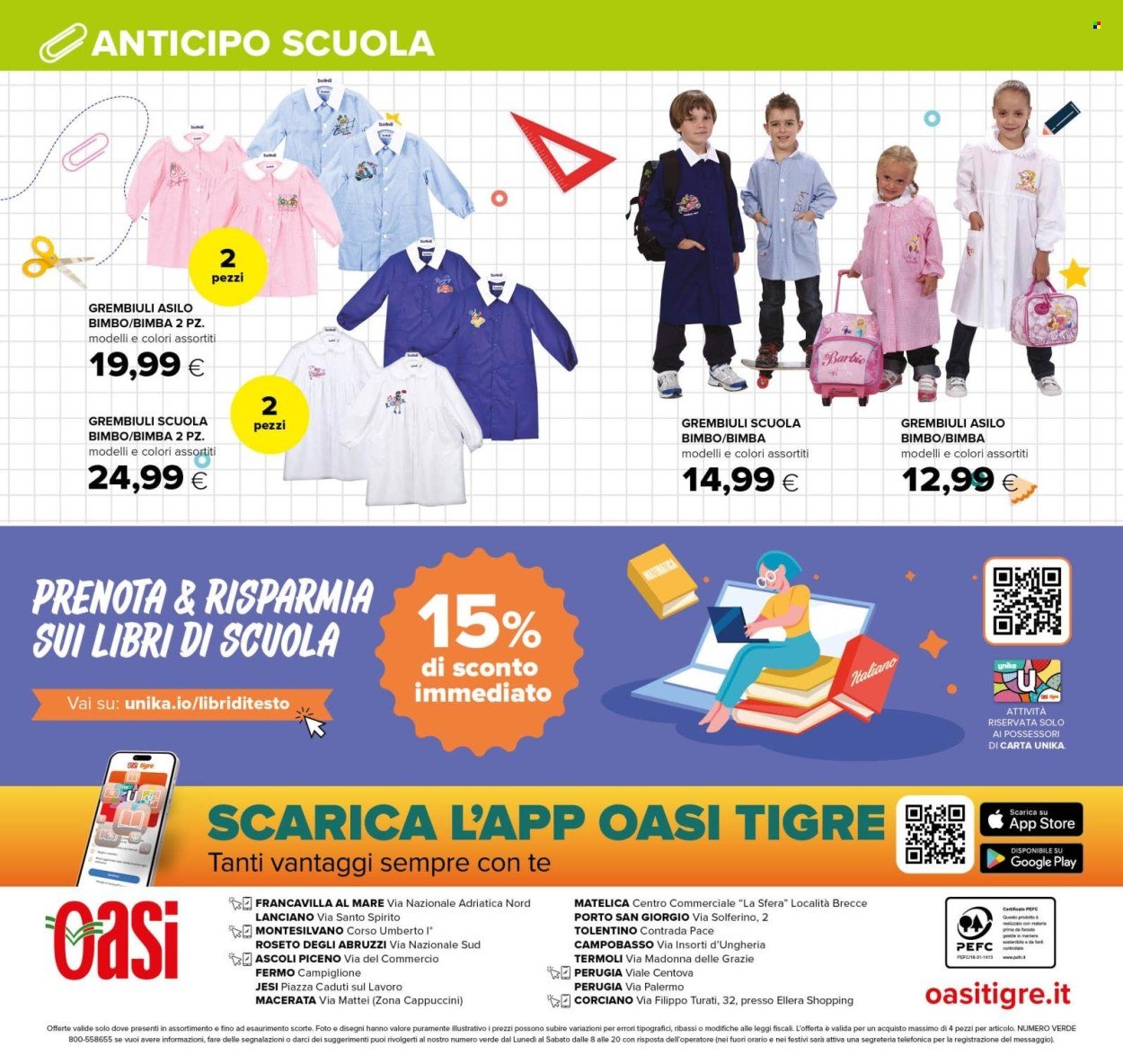 Volantino OASI - Da mercoledì 29 luglio 2026