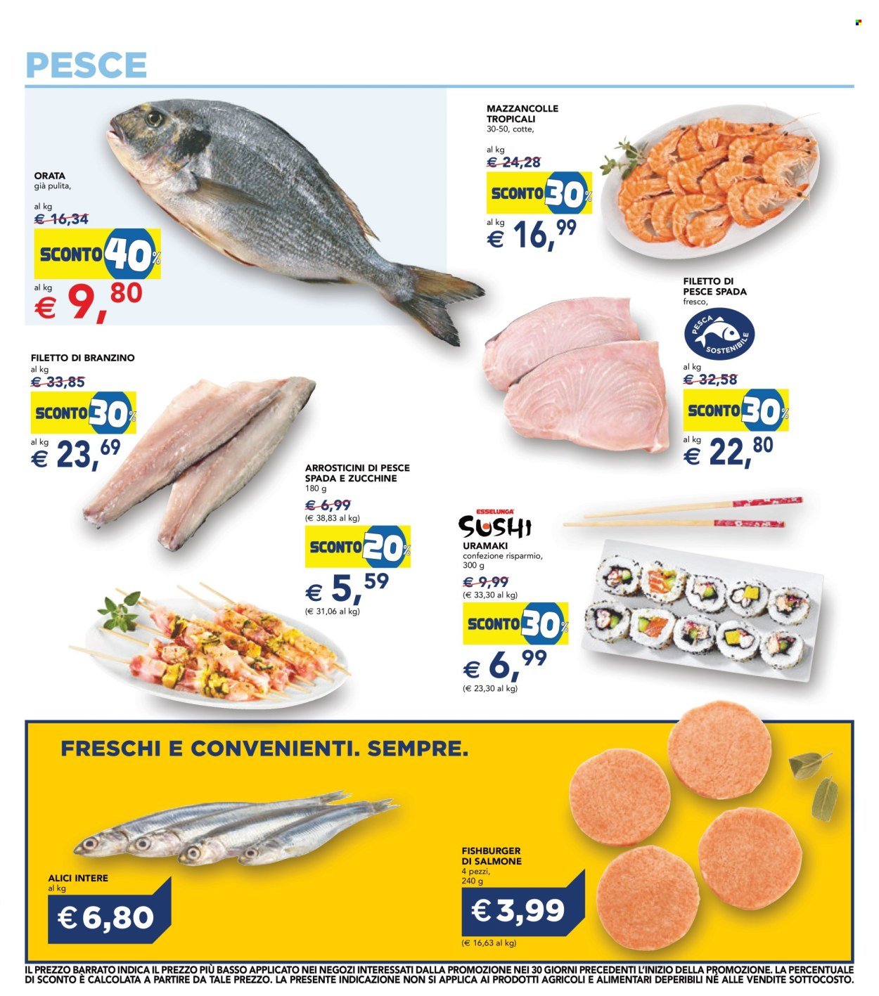 Volantino ESSELUNGA - 30/40/50%