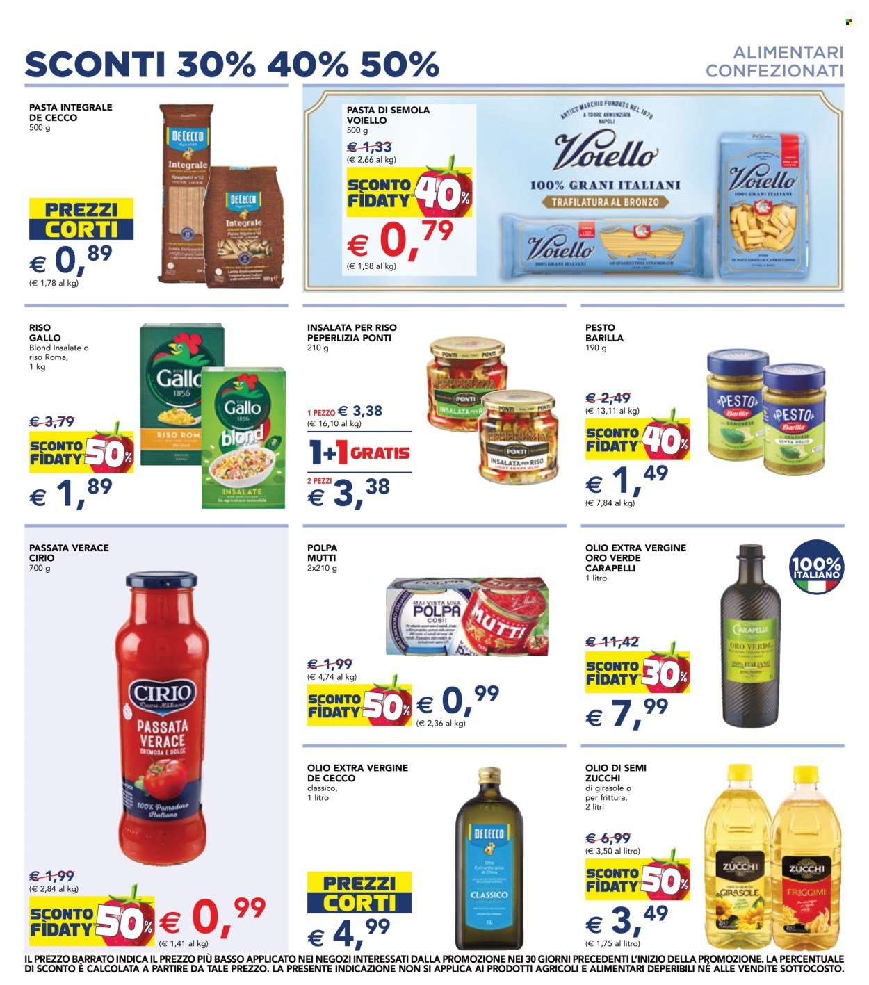Volantino ESSELUNGA - 30/40/50%