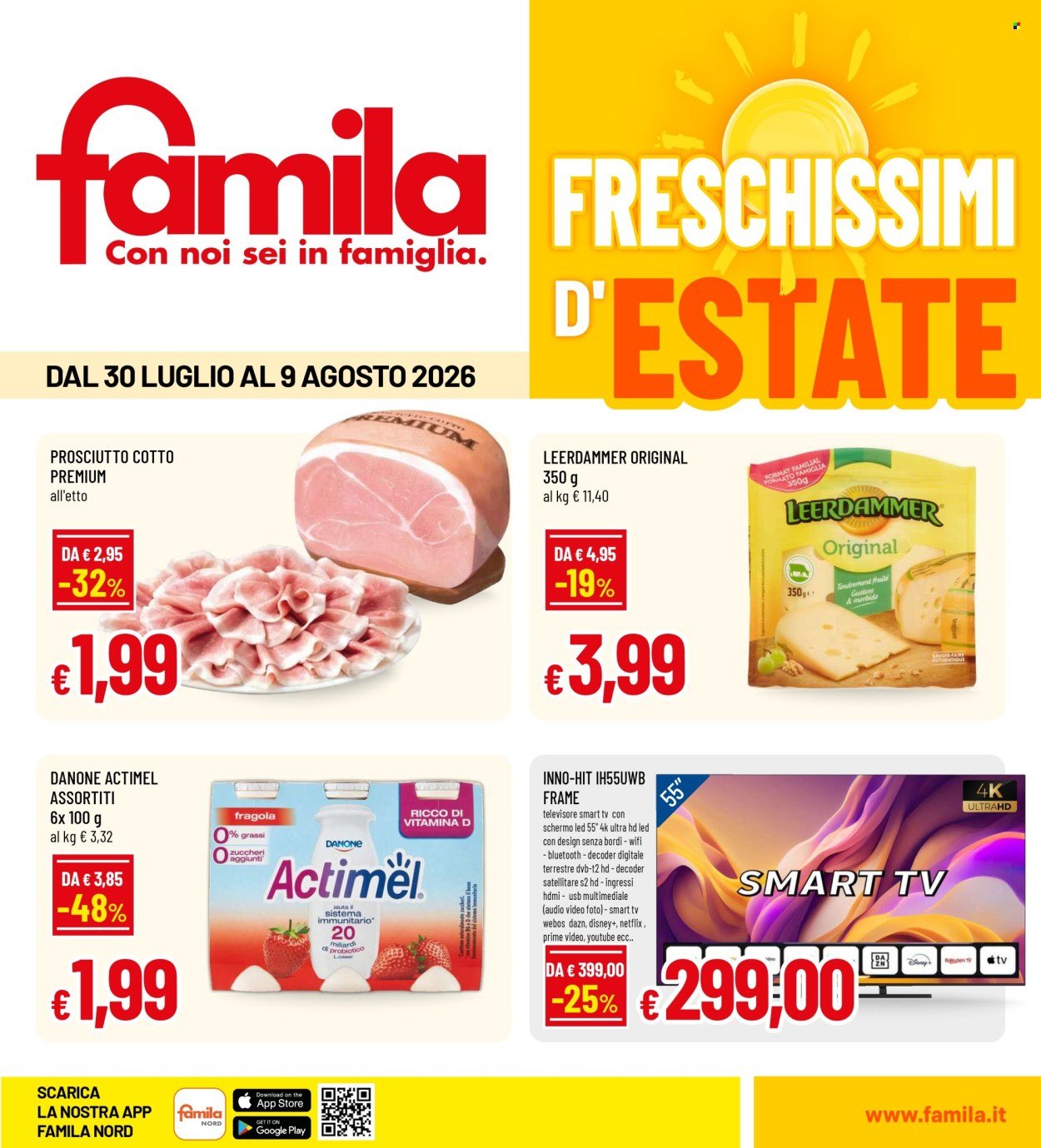 Volantino FAMILA - FRESCHISSIMI D'ESTATE