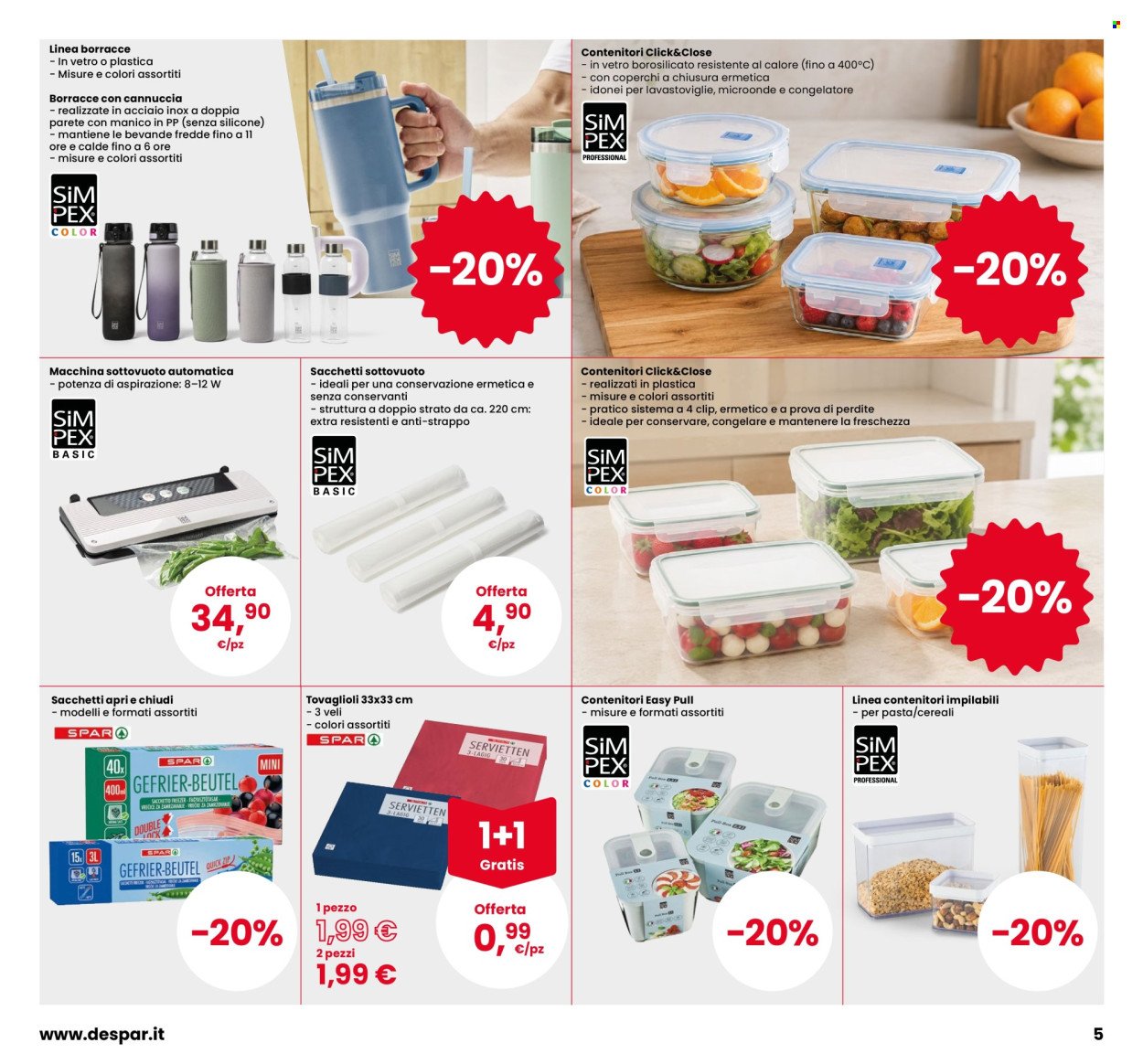 Volantino INTERSPAR - CAT SIMPEX