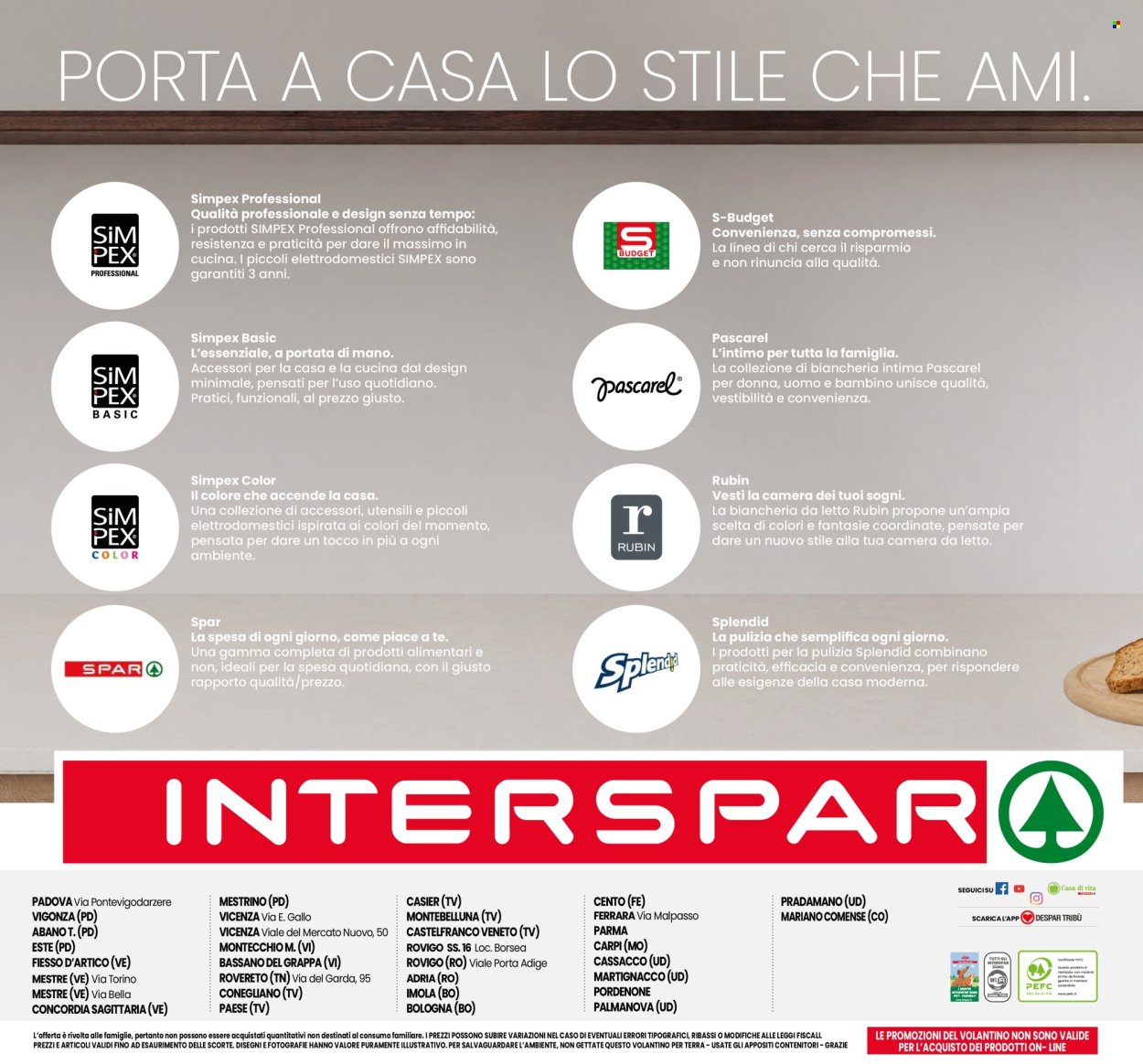 Volantino INTERSPAR - CAT SIMPEX