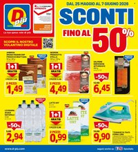 Volantino DPIÙ - SCONTI FINO AL 50% (2026-05-25 - 2026-06-07)
