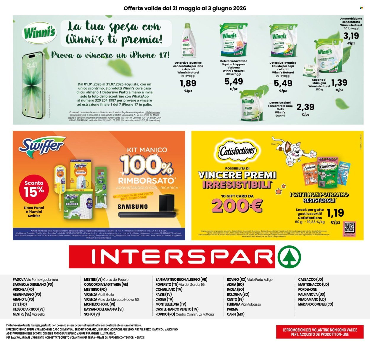 Volantino INTERSPAR - Super Offerte sulle Grandi Marche (2026-05-21 - 2026-06-03)