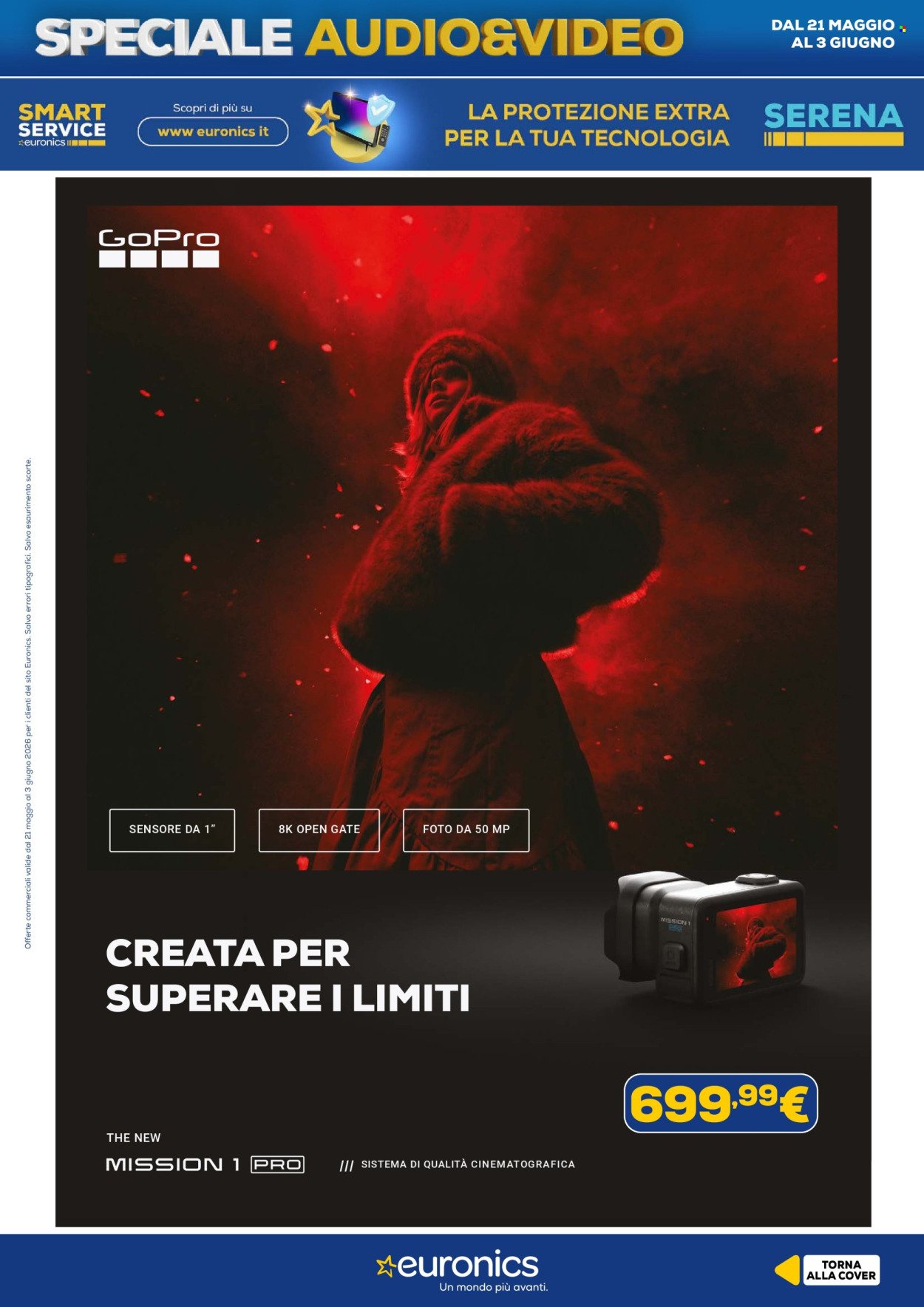 Volantino EURONICS - Speciale Audio Video (2026-05-21 - 2026-06-03)