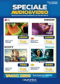 Volantino EURONICS - Speciale Audio Video (2026-05-21 - 2026-06-03)