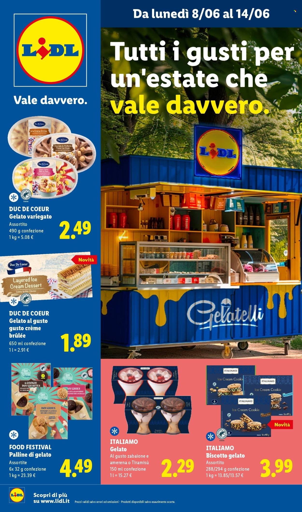 Volantino LIDL - Tutti i gusti dell'estate