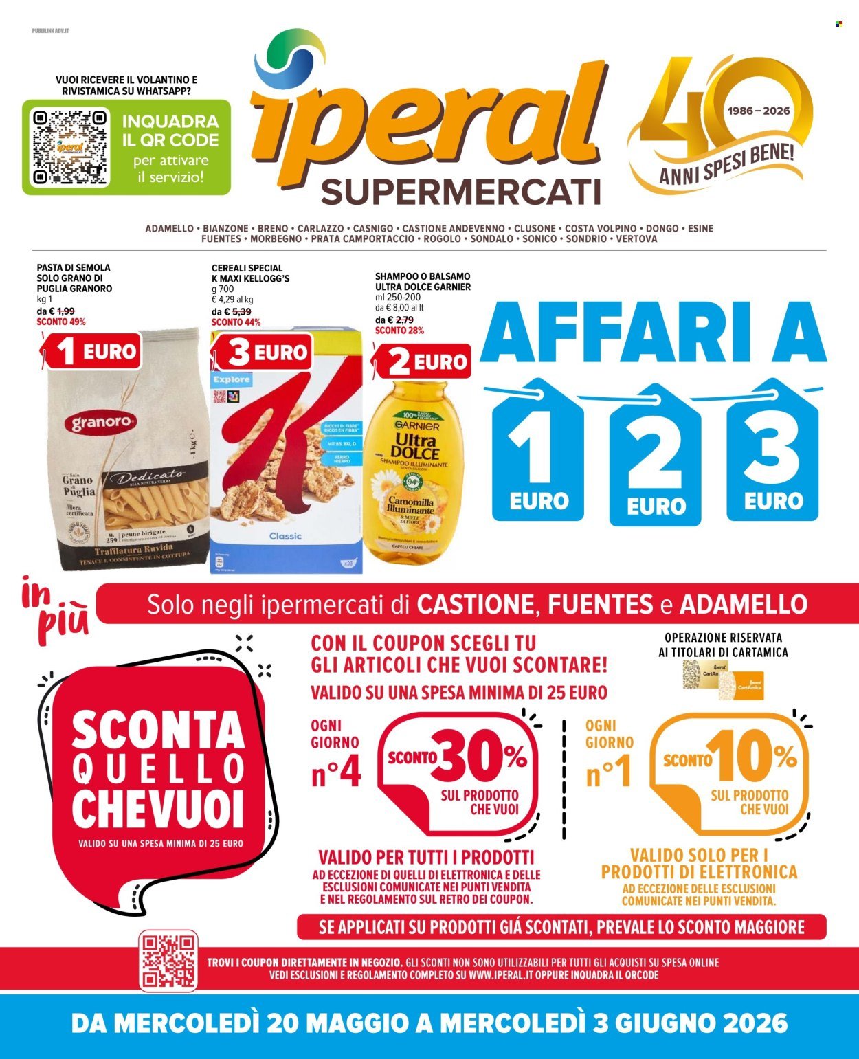 Volantino IPERAL - Affari a 1,2,3€ (2026-05-20 - 2026-06-03)