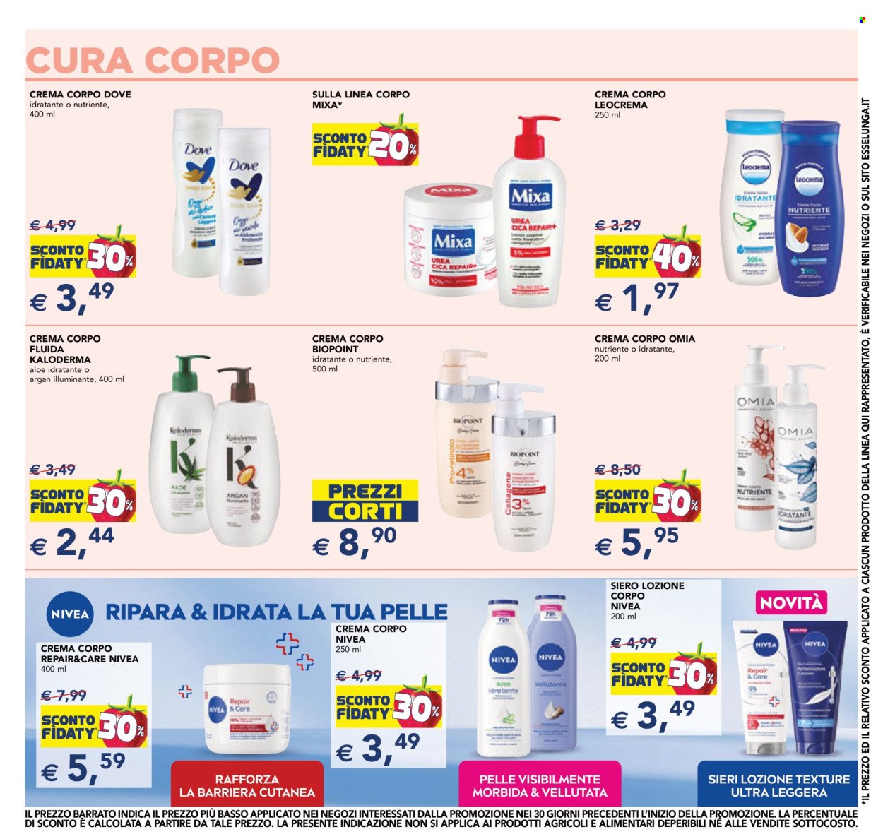 Volantino ESSELUNGA - Cura e Bellezza
