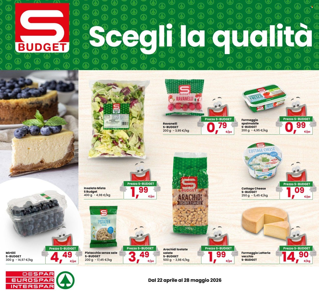 Volantino EUROSPAR - S-Budget (2026-04-22 - 2026-05-28)