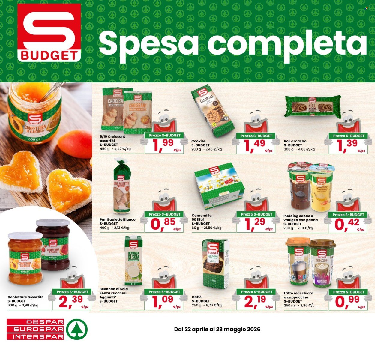 Volantino EUROSPAR - S-Budget (2026-04-22 - 2026-05-28)