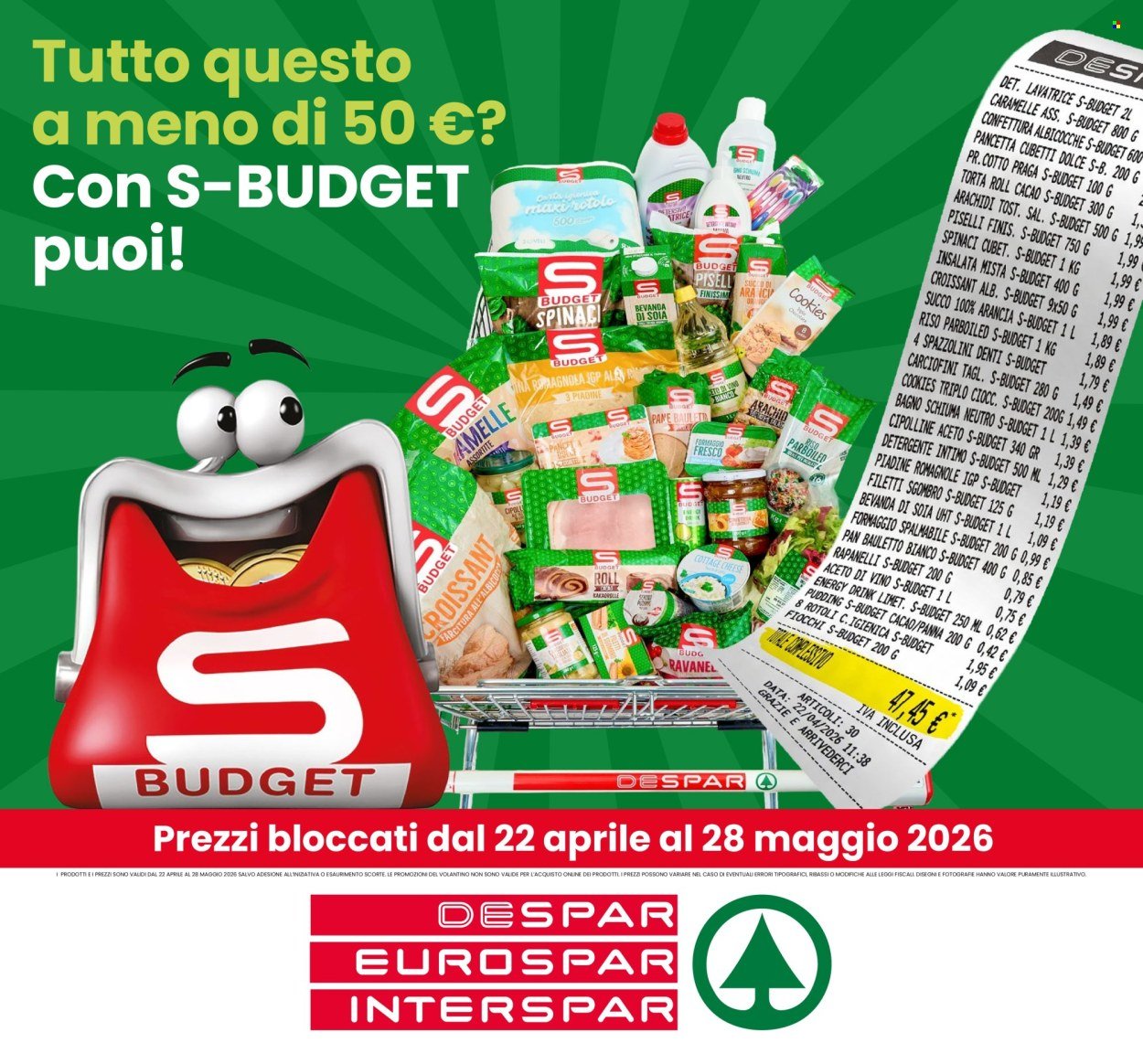 Volantino EUROSPAR - S-Budget (2026-04-22 - 2026-05-28)