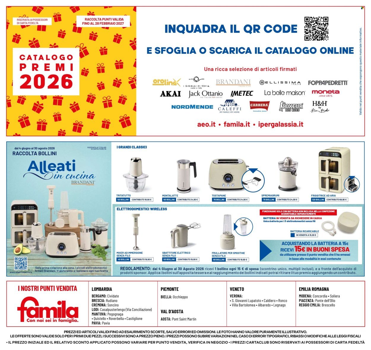 Volantino FAMILA - SCONTI FINO AL 50%
