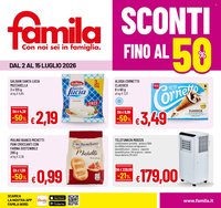 Volantino FAMILA - SCONTI FINO AL 50%