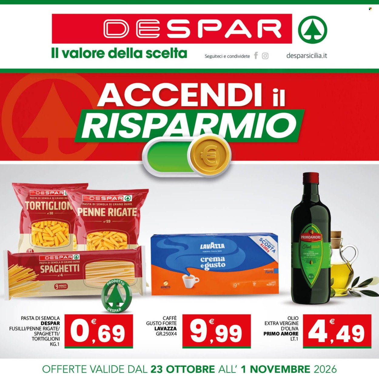 Volantino DESPAR - Da venerdì 23 ottobre 2026