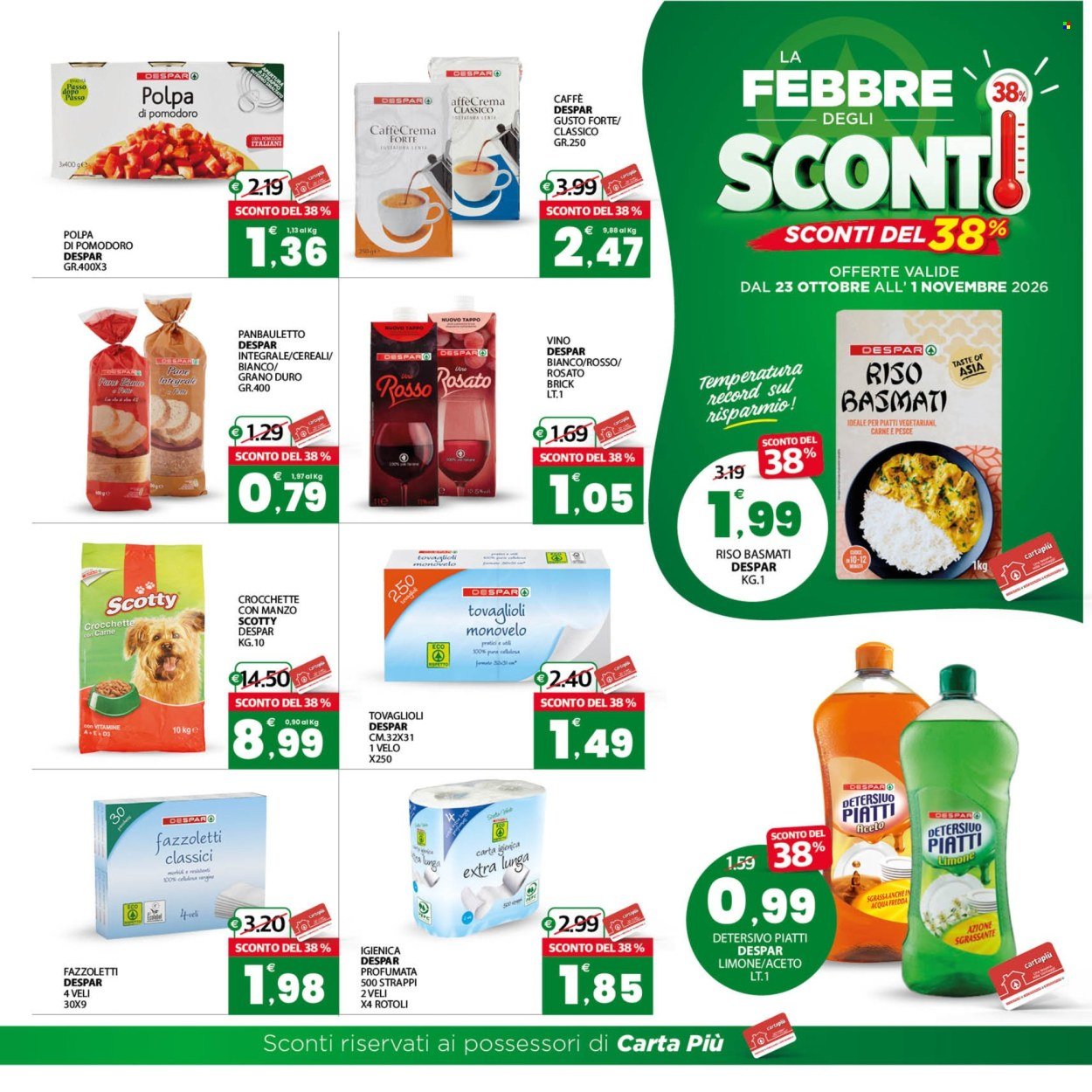Volantino DESPAR - Da venerdì 23 ottobre 2026