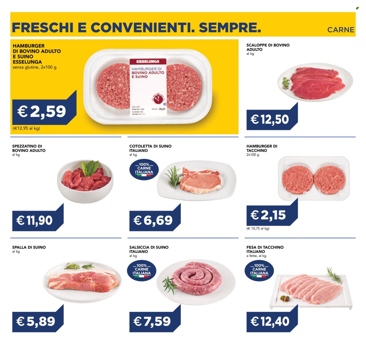 Volantino ESSELUNGA - Freschi e Convenienti. Sempre