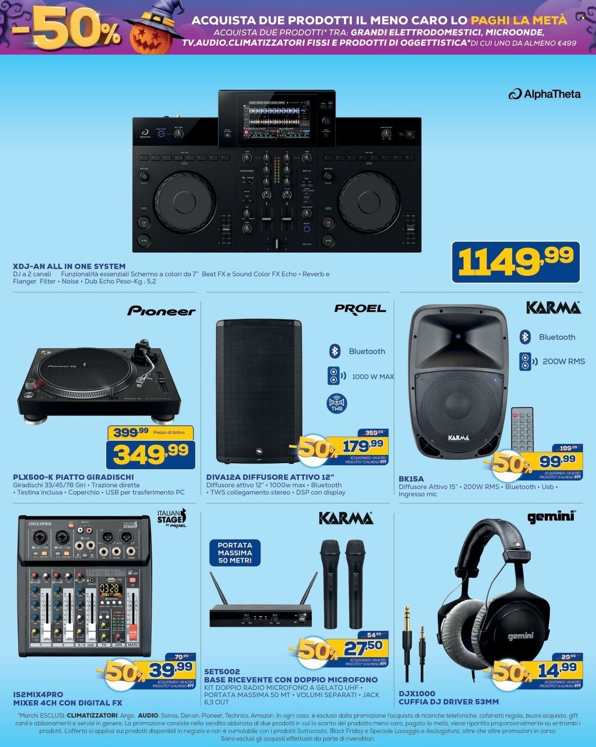 Volantino EURONICS - FACCIAMO A META' DA PAURA